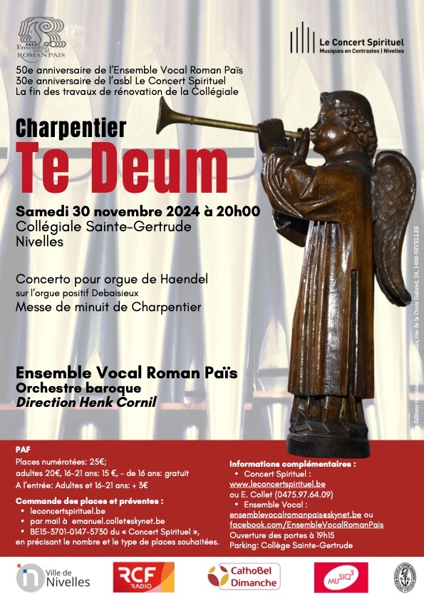 Concert Charpentier&nbspCollégiale Sainte Gertrude